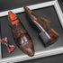 Men's Fashion Derby Shoes Lace-Up Business Office Dress Shoes for Weddings and Formal Events